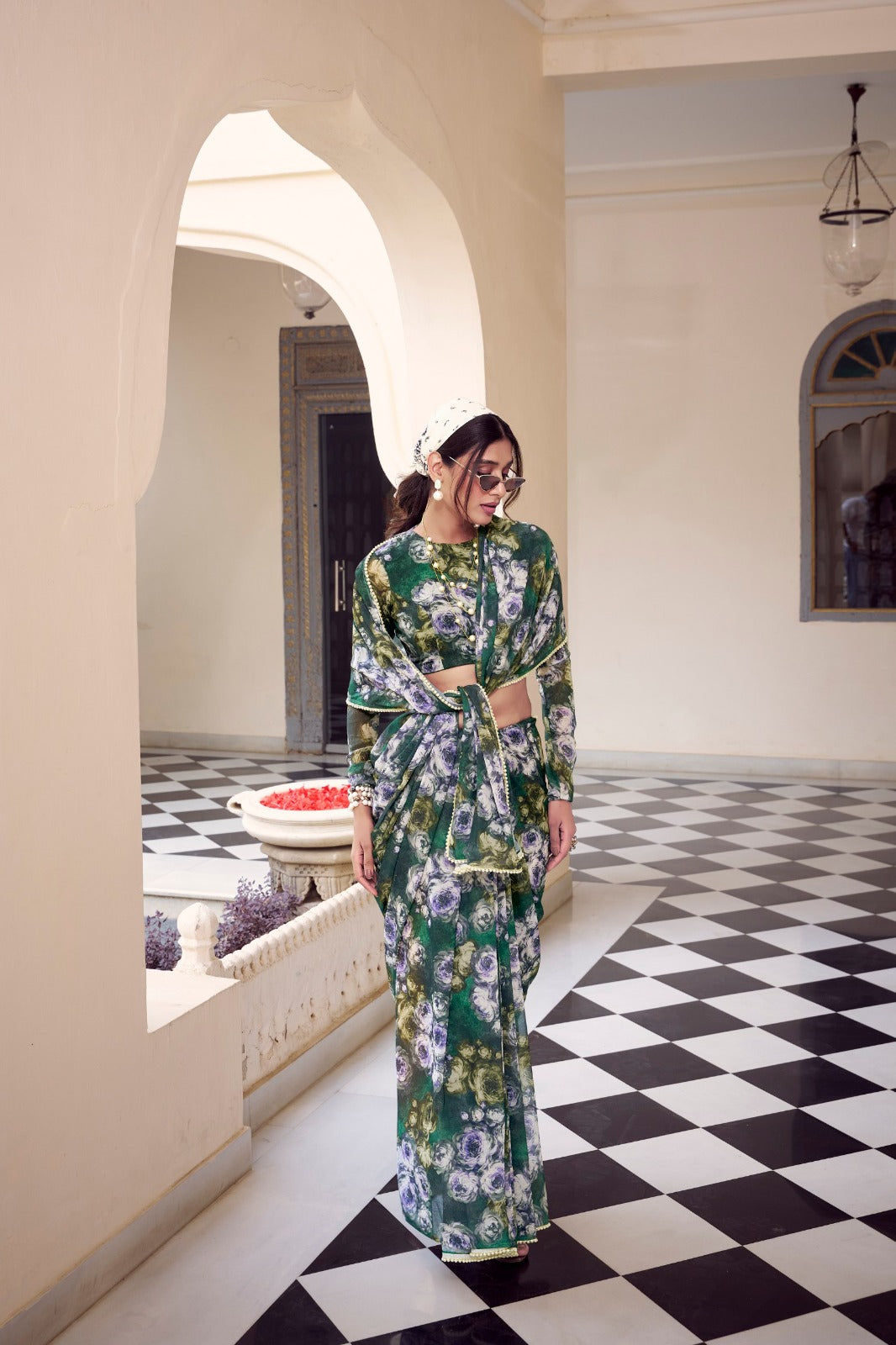 Marble Print with a Pearl-Perfect