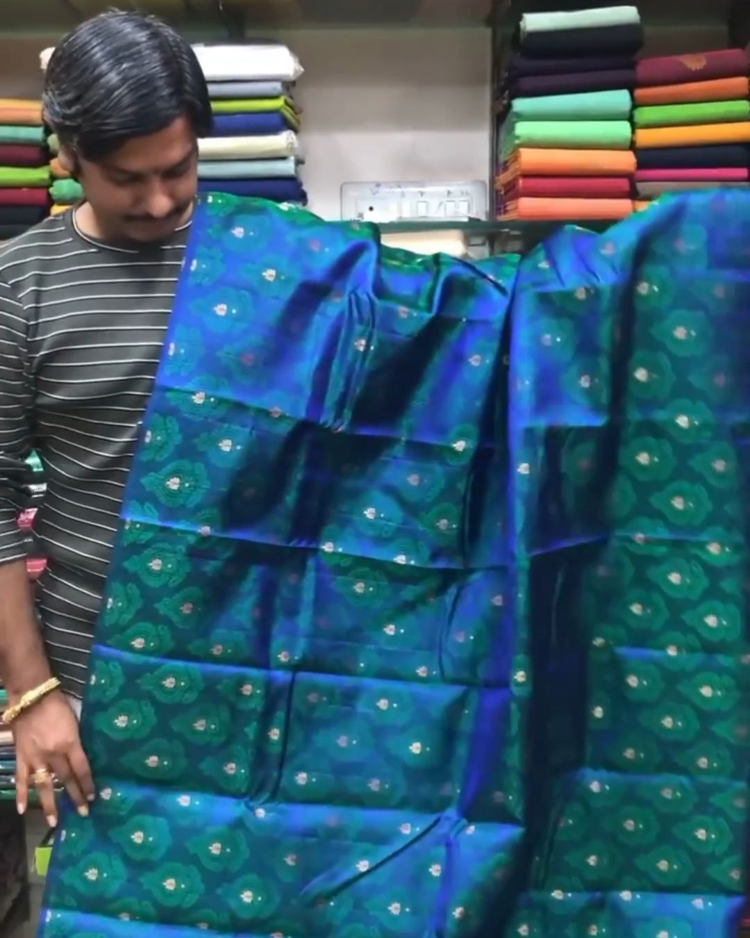 Peacock heritage Silk Saree
