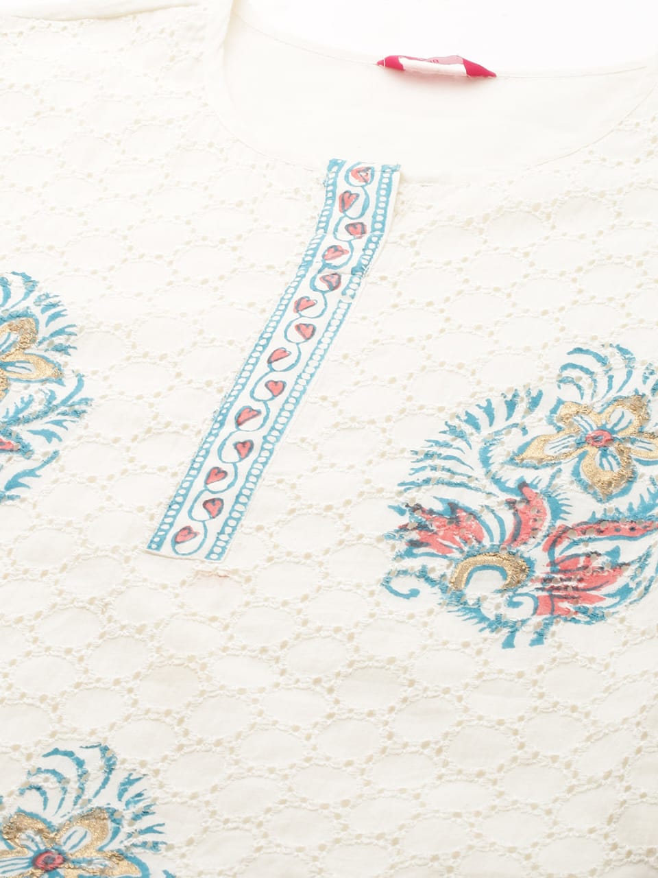 Sanganeri Block Printed Kurta and Pant Set with Dupatta