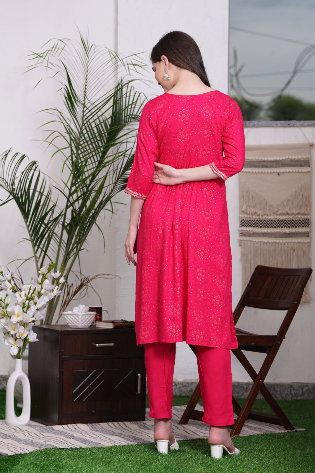 Embroidered Kurta and Pant Set with Dupatta