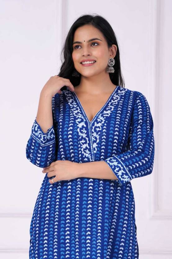 Procion Printed Rayon Kurta and Pant Set
