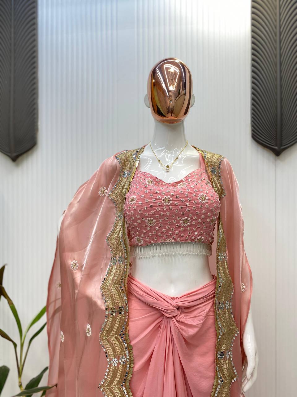 NEW THREE PIECE INDO WESTERN OUTFIT FOR TRENDY WEDDING SEASON