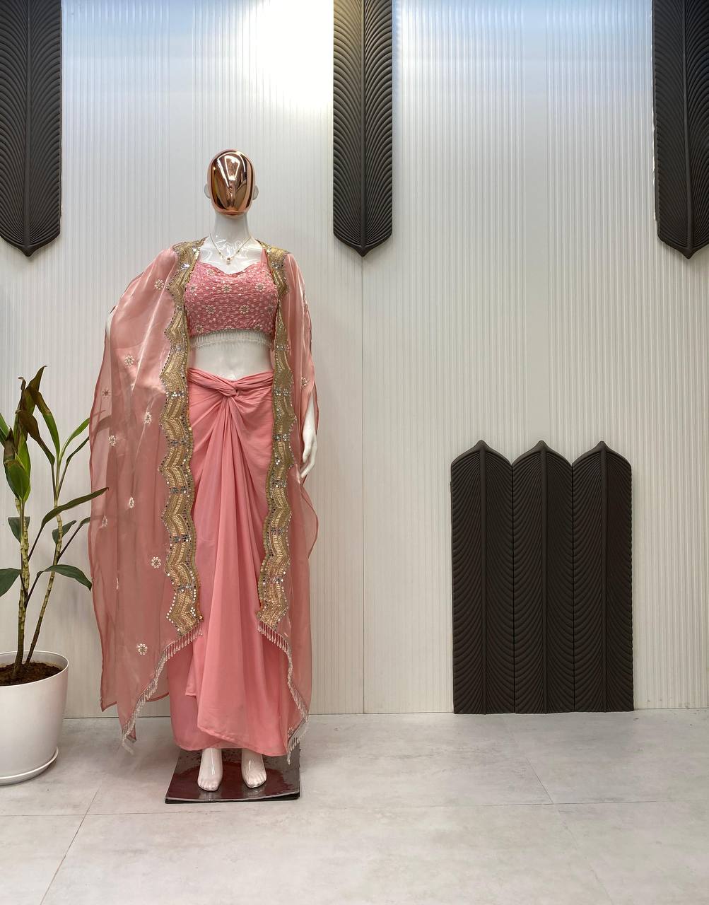 NEW THREE PIECE INDO WESTERN OUTFIT FOR TRENDY WEDDING SEASON