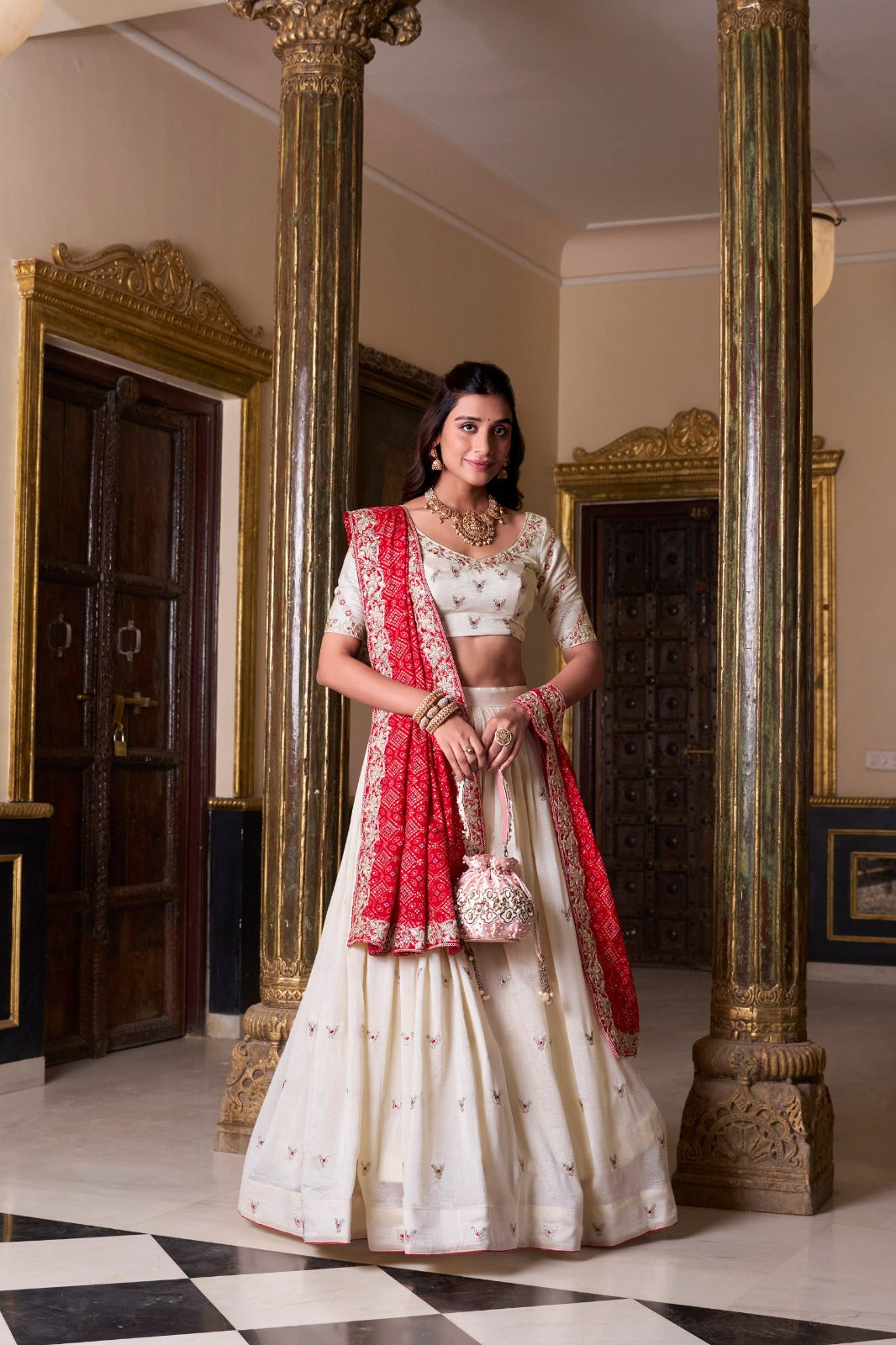 Vichitra Silk Lehenga