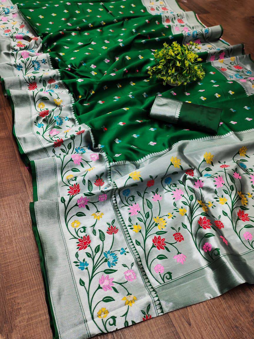 New Launch Paithani Silk Wedding Saree – Rich & Elegant