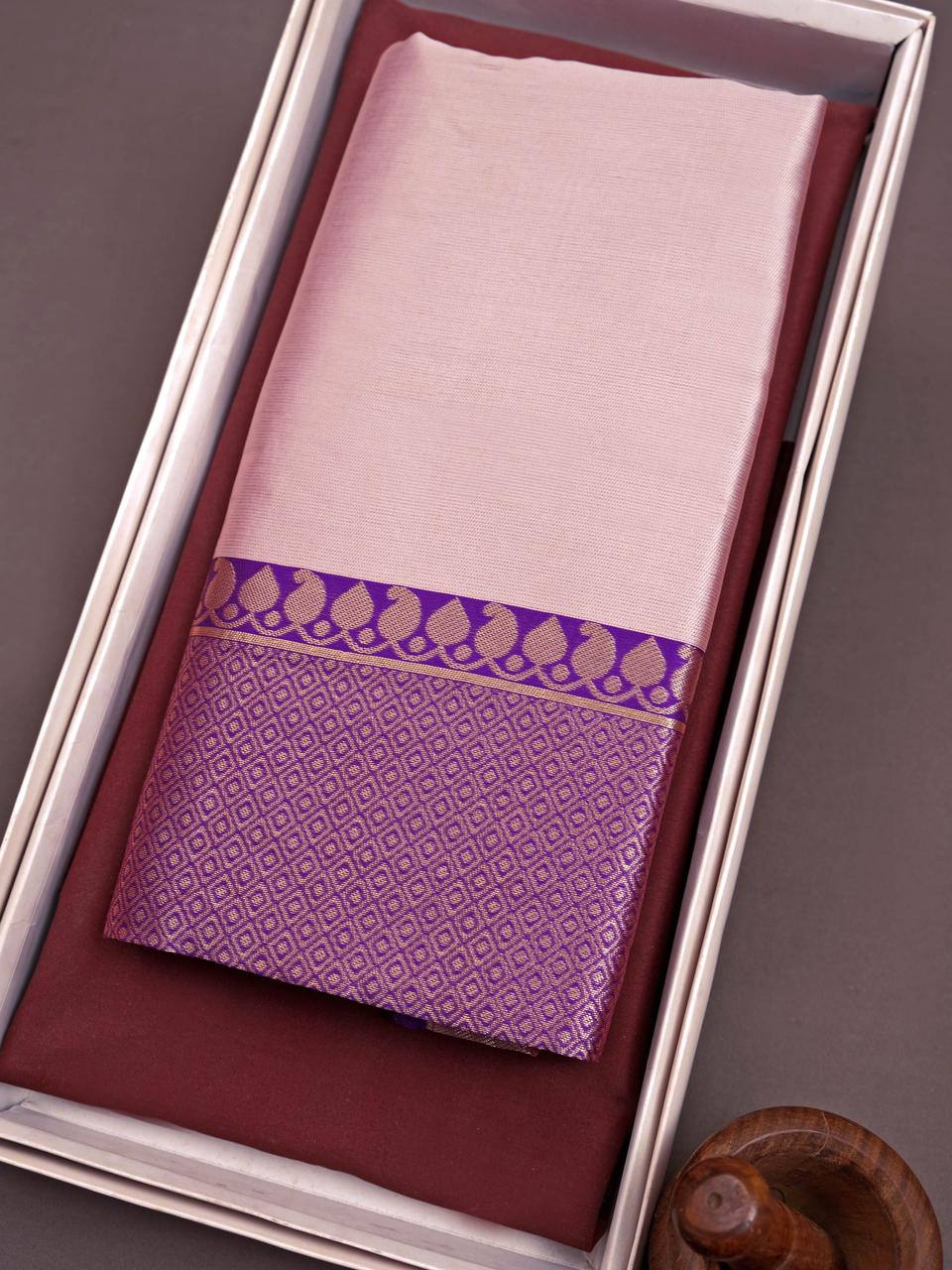 Budget Friendly Organic Banarasi Lichi Silk Wedding Saree