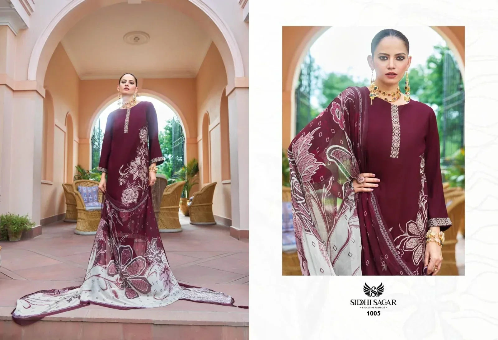 Siddhi Sagar SAANVI Collection Elegant Winter Wear Suit Set With Digital Print Dupatta