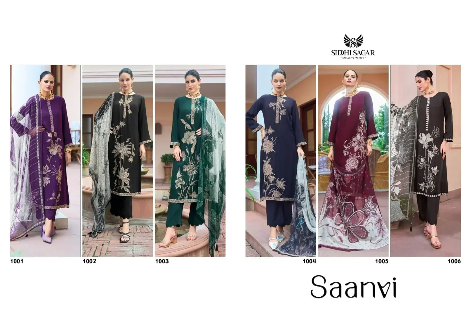 Siddhi Sagar SAANVI Collection Elegant Winter Wear Suit Set With Digital Print Dupatta