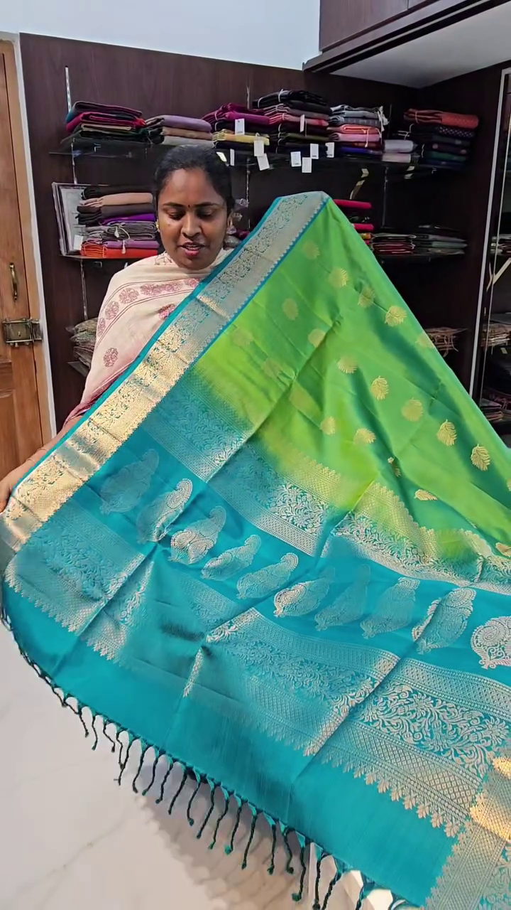 Sublime Peacock Silk Saree